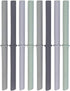 Elk and Friends Adult & Kid's Reusable Silicone Straws with Stopper for 12oz &14oz Mason Jars or Tumblers, Pack of 8 Colorful Straws 7.9"...