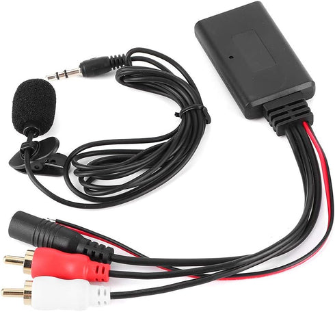 Bluetooth AUX Module 2 Cable Adapter with Hands- Microphone 12V...