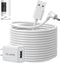OLAIKE 8m/26ft Charge Cable with DC Power Adapter Compatible with Ring Stick Up Cam Battery 3rd Gen/2nd Gen/Plug-in, Weatherproof Cable to Continu...