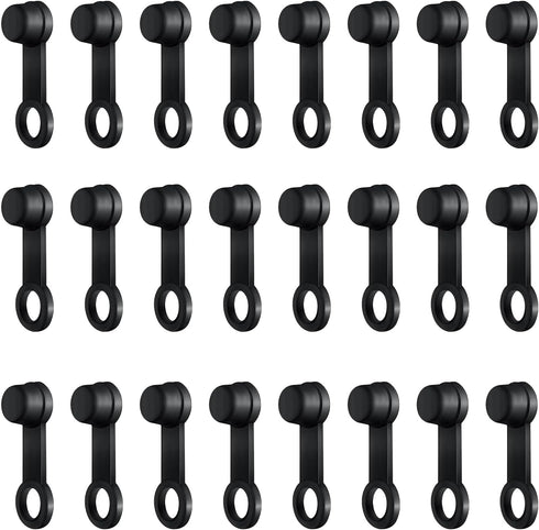 24 PCS Motorcycle Disc Brake Lower Screw Caps with Hole, Waterproof Durable Vehicle Dust Covers Accessories, Universal Car Brake Bleeder Replaceme...