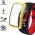 Compatible with Samsung Gear Fit2 Pro/Fit 2 Screen Protector Case Plated Ultra-ThinTPU 360° Whole Body Screen Protector Full Bumper Cover Shell (G...