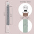 Ali+Oli Linen Strap Pacifier Clip (Forest) Set of 3 (10" x 1") Baby Pacifier Holder for Newborn Pacifiers & Teethers, Binky Clips, Silicone-Free P...
