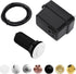 Garbage Disposal Switch, Cordless Air Switch Kit for Food Waste Disposer, Plastic White, LONG 2.5" Sink Top Push Button by CLEESINK...