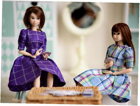 1 Set and Fashion Miniature Playing Cards Dolls Poker Dolls Decoration Dollhouse Accessories Decoration for Doll Accessories Scale Dollhouse Play ...