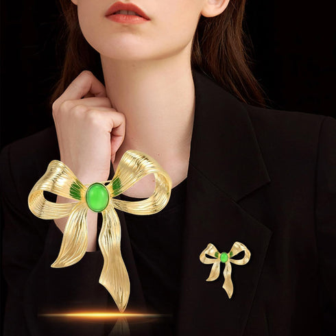 Rhinestone Brooch for Women 18k Gold Plated Brooch Pin Fashion Brooch Lapel Pin Dress Accessories Safety Pin Jewelry Thanksgiving Day Birthday Wed...