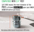 Véga 4 Piece Small Threaded Pole Connectors Compatible with Little 3/4"" Shelving Post, Shelving Post Coupler Connector for Extending Wire Rack Sh...