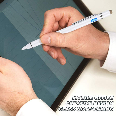 S21 Ultra Pen for Samsung Galaxy S21 Stylus Pencil, EVACH Rechargeable Digital Pencil with 1.5mm Ultra Fine Tip Stylus for Samsung Galaxy S21, Whi...