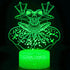 3D Frog Night Light Table Desk Optical Illusion Lamps 7 Color Changing Lights LED Table Lamp Xmas Home Love Birthday Children Kids Decor Toy Gift...