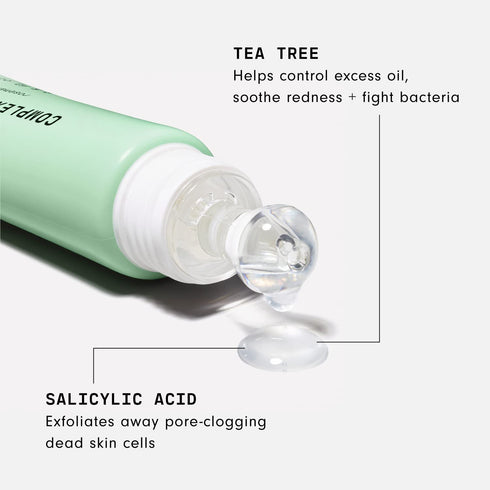 Versed Nix It Complexion Solution - Invisible Gel with Salicylic Acid + Tea Tree Oil - Non-Drying, Acne-Fighting Spot Treatment for Face - Vegan (...