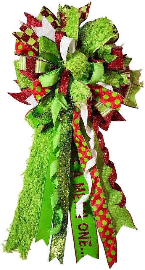 Ex=pressions Polka Dot Christmas Ribbon: Red and Lime Green 1.5" X 10 Yards : RG15873Y...