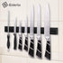 Magnetic Knife Holder for Wall, Enkrio 16 Inch Black Stainless Steel Knife Magnetic Strip No Drilling, Kitchen Magnet Knife Holder Strip Knife Rac...