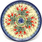 Polish Pottery Plate - Bread & Butter (6 1/4") - Crimson Bells...