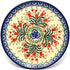 Polish Pottery Plate - Bread & Butter (6 1/4") - Crimson Bells...