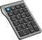 Bluetooth Number Pad Wireless & Wired 10 Key USB Keypad Two in One, Rechargeable Numpad for Laptops, Desktop, Computers Accessories Compatible wit...