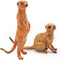 Meerkat Wild Animal Toy Figures Set, Hand-Painted Jungle Animals Figurines Collectible Toys Gifts, Party Favors, School Projects Cake Toppers for ...
