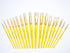 Jerry Q Art 18 pcs Pure Natural Hog Bristle Brush Set for Oil, Acrylic, Tempera. Short Wood Handles JQ181...