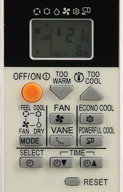 Replacement Remote Control for Mitsubishi Air Conditioner RU18A, Sensitive Buttons Small Air Conditioner Controller for Home...