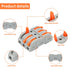 35PCS Lever Wire Nuts Connectors, 1Way Inline Conductors Compact Universal Wire Connectors, Electrical Splicing Connectors Quick Wiring Connect 24...