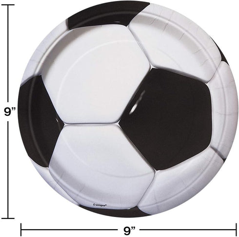 Soccer Ball Themed Birthday Party Plates & Napkins Serves 16...