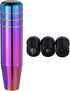 Abfer 5" Heavy Weighted Shifter Knob, Aluminum Alloy Car Gear Lever Metal Stick Shift Handle Fit Most Automatic Manual Vehicle (Multicolor)...