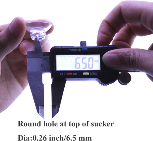 Aquarium Suction Cup Clips with Zip Cable Ties, 8 Pieces, Fit for Binding Moss Shrimp Nest Dodging Nest...