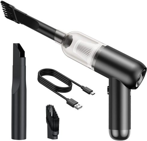 LEMOISTAR Portable Handheld Vacuum Cleaner, Mini Car Vacuum Cleaner Cordless 6000PA Suction, Rechargeable Battery Lightweight Hand Vacuum for Home...