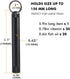 2 Pack Metal Storage Tube Container - Waterproof Holder Case Tube Container with Keychain, Safe for Money, Travel Items, Multitool EDC Every Day C...