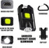 LED Small Flashlight, 500Lumens Bright Mini Keychain Light, Portable USB Rechargeable Pocket Lights with 3 Modes Compact Baseball Cap Lights Indoo...