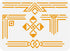 FINGERINSPIRE Geometric Border Stencil 11.7x8.3 inch Art Decor Frames Borders Stencil Plastic Rectangle Triangle Pattern Template Reusable DIY Art...