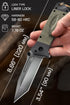Grand Way Pocket Knife for Men – Tanto Folding Knives – Cool Knife – Tactical Work Knives for Hunting Camping Hiking Self Defense Military EDC – B...