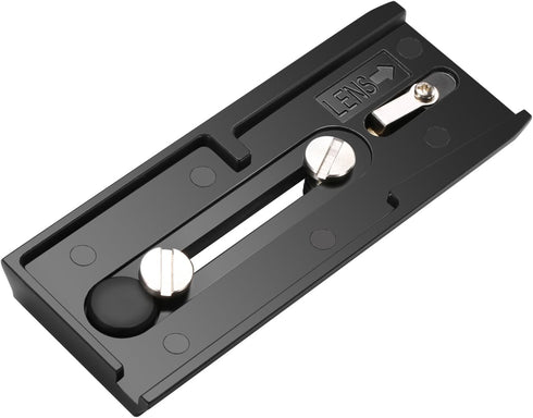 Neewer Professional Aluminum Alloy Quick Shoe Plate Adapter with 1/4 3/8 inches Screw for DSLR Camera Camcorder Tripod Monopod,Compatible with Man...