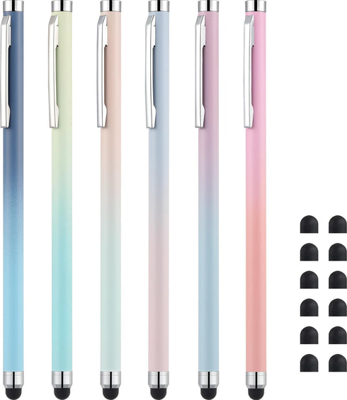 Stylus Pens for Touch Screens, Linfanc 6 Pack Stylus Pens for iPad High Sensitivity and Precision Capacitive Stylus Pens for iPhone All Touch Scre...