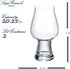 Luigi Bormioli Birrateque 20.25 oz Stout Beer Glasses (Set of 2) - Craft Beer Glasses for Baltic Porter, Irish Dry Stout, Milk Stout, Laser-Cut Ri...