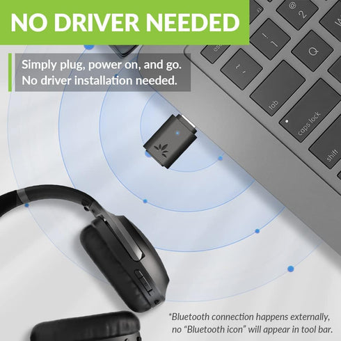 Avantree C81 USB-C Bluetooth Adapter for PS5 - Connect Headphones Wirelessly with aptX Low Latency Support and Included Mini Mic...