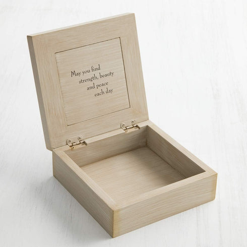 Willow Tree a tree, a prayer Memory Box, May you find strength, beauty and peace each day, Sculpted Angel, Message of Love & Friendship For Jewelr...