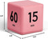 Weewooday Cube Timer Productivity Flip Timer for ADHD Block Gravity Sensor Kitchen Desk Study Time Countdown Learning Management Workout Classroom...