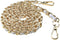 HAHIYO Metal Plus Synthetic Leather Purse Chain Strap Length 47.2 Inches Gold White for Shoulder Cross Body Sling Purse Handbag Clutch Replacement...