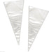 Clear Cellophane Cone Bags - Pack Of 25 - Large & Transparent Packaging For Treats, Gifts & Parties...