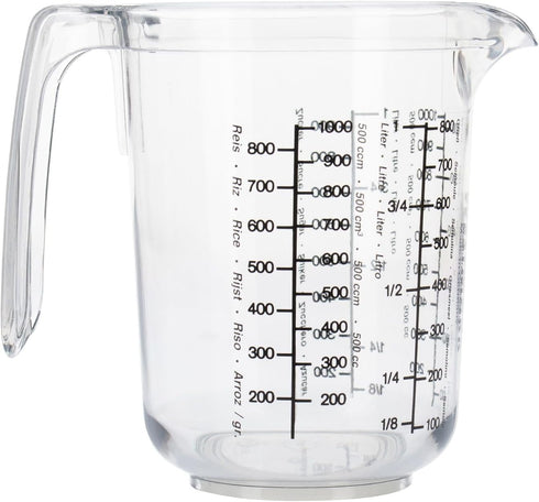 Westmark Germany 'Gerda' Measuring Cup Clear Multi Measurement Tool for Baking, Cooking, Sugar, Flour (Clear)...