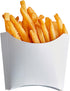 CUSINIUM [4 oz 50-Pack Small White French Fry Containers - Disposable French Fries Holders...