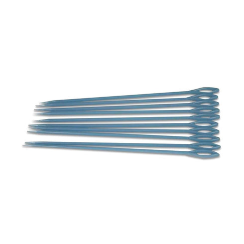 School Specialty Colonial Needle Long Weaving Needles, Plastic, 6 Inches, Pack of 10, Blue......