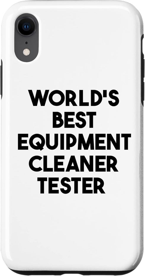 iPhone XR World's Bet Equipment Cleaner Tester Case...