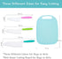 Kids Knife Set for Real Cooking, 4 Pieces Toddler Knife Set, Nylon Kitchen Baking Knife with Cutting Board, Firm Grip, Serrated Edges Kids Knives ...