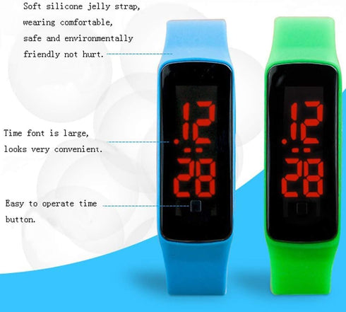 CdyBox 8 Pack Wholesale Men Women Digital Wristwatch Touch Screen LED Bracelet Silicone Band Watch...