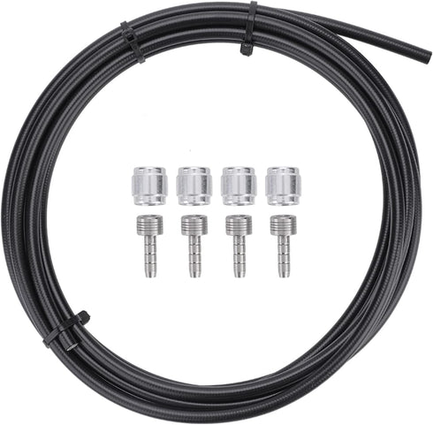 Alomejor Hydraulic Brake Hose Bike Hydraulic Disc Brake Hose Kit with Olive Connector Inserts Fit AVID SRAM E1 E3 DB1 DB3...