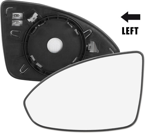 X AUTOHAUX Car Rearview Mirror Glass Replacement with Backing Plate Heated Left Side Driver Side for Chevrolet Cruze...