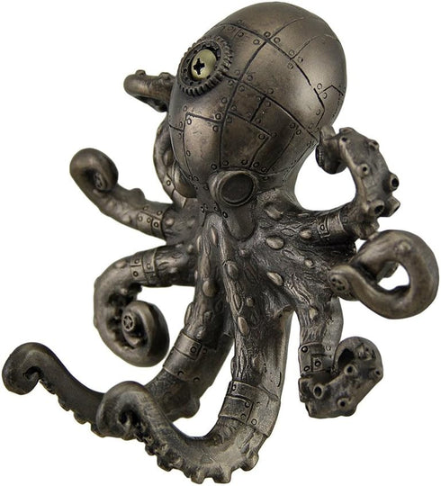 Zeckos Antique Bronze Finish Steampunk Octopus Wall Hook...