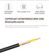 QiCheng&LYS 3.5 mm to RCA AV Camcorder Video Cable,3.5mm to RCA Stereo Audio Video AUX Cable for Smartphones,MP3, Tablets,Speakers,Home Theater - ...