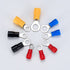200 Pcs Mixed Quick Disconnect Electrical Ring Terminals, Insulated O Ring Crimp Terminals Connectors, Electrical Wire Crimp Terminals Connectors ...