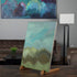 Creative Mark The Original Overby Tabletop Painting Easel, Portable Compact Easy Carry, Hold & Display Stretched Canvas Stable, 12" Inches, Natura...
